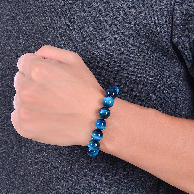 Bracelet Œil de Tigre Bleu — Protection Énergétique & Calme Intérieur