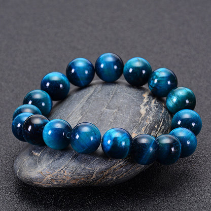 Bracelet Œil de Tigre Bleu — Protection Énergétique & Calme Intérieur