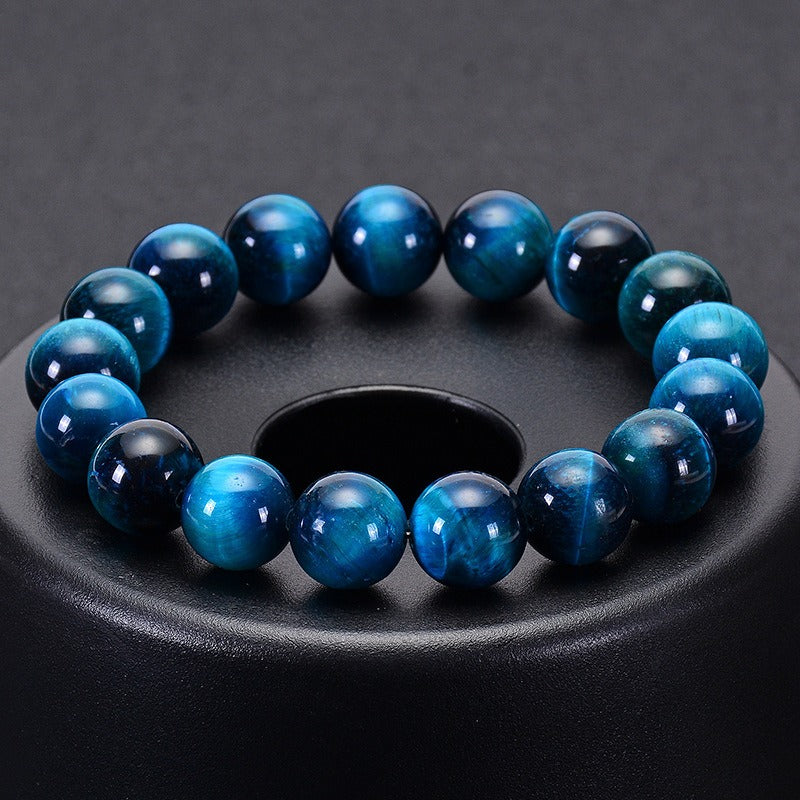 Bracelet Œil de Tigre Bleu — Protection Énergétique & Calme Intérieur