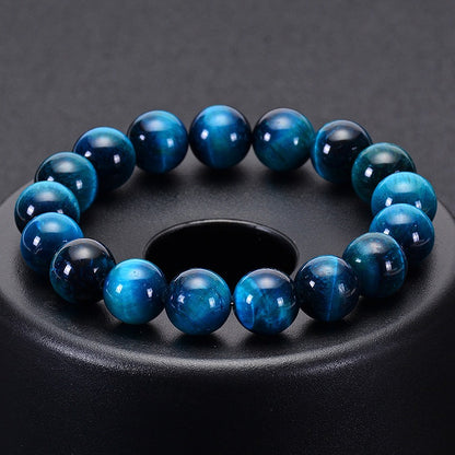 Bracelet Œil de Tigre Bleu — Protection Énergétique & Calme Intérieur